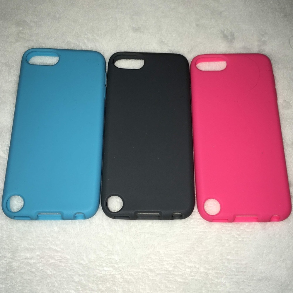 NEW 3 Silicone IPod 5th Generation Cases